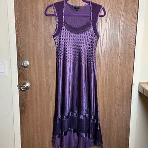 Komarov Purple Cocktail Dress